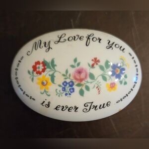 Decorative Stafforshire Trinket Box